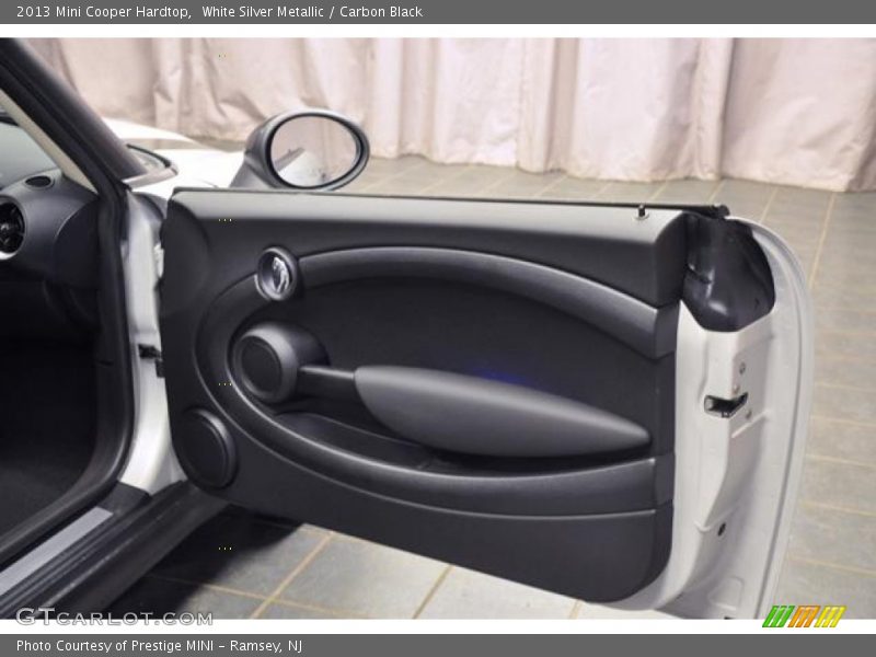 White Silver Metallic / Carbon Black 2013 Mini Cooper Hardtop