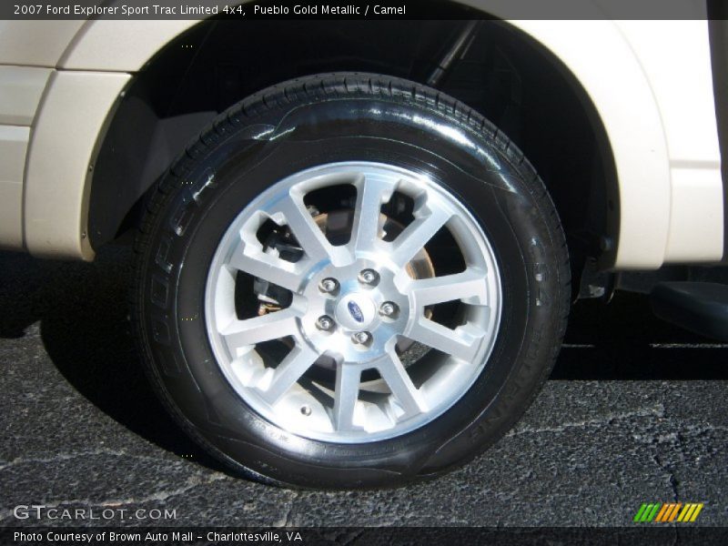 Pueblo Gold Metallic / Camel 2007 Ford Explorer Sport Trac Limited 4x4
