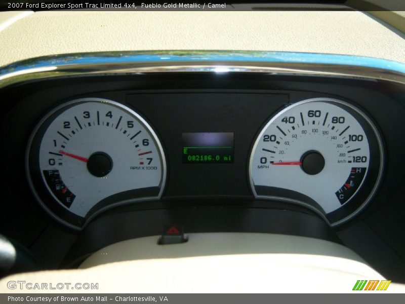 Pueblo Gold Metallic / Camel 2007 Ford Explorer Sport Trac Limited 4x4