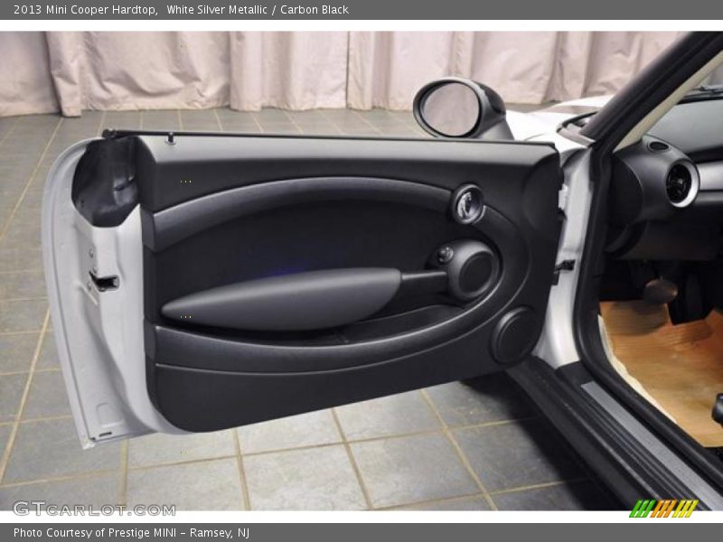 White Silver Metallic / Carbon Black 2013 Mini Cooper Hardtop