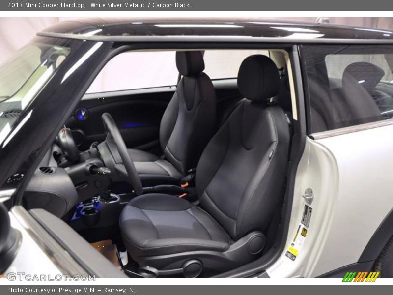 White Silver Metallic / Carbon Black 2013 Mini Cooper Hardtop