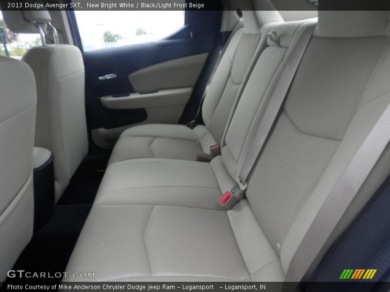 New Bright White / Black/Light Frost Beige 2013 Dodge Avenger SXT