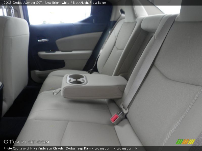 New Bright White / Black/Light Frost Beige 2013 Dodge Avenger SXT