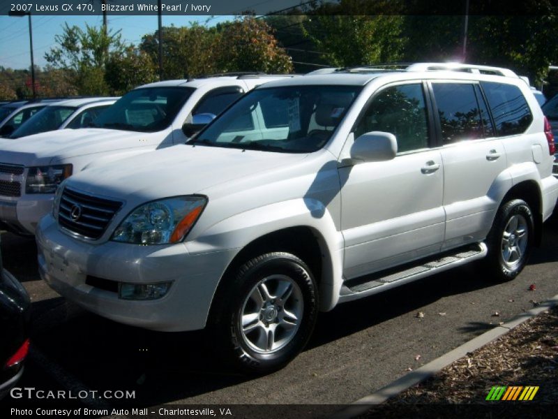 Blizzard White Pearl / Ivory 2007 Lexus GX 470