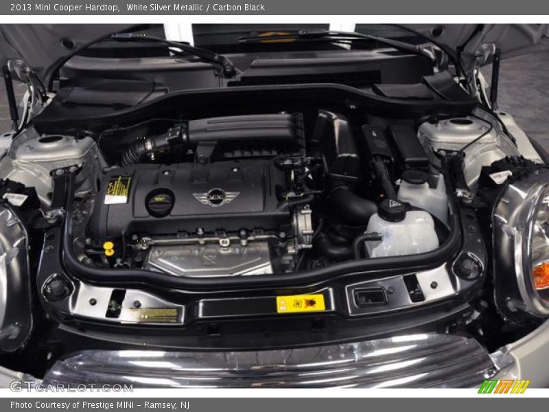 White Silver Metallic / Carbon Black 2013 Mini Cooper Hardtop