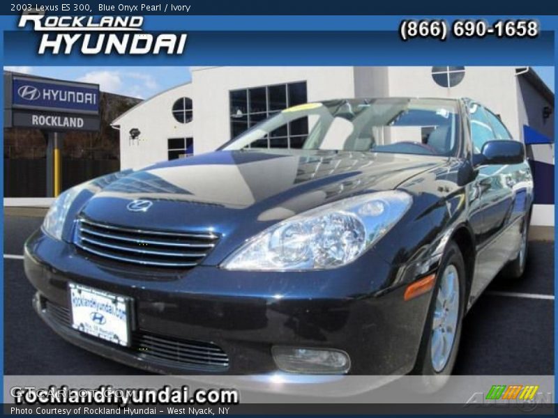 Blue Onyx Pearl / Ivory 2003 Lexus ES 300