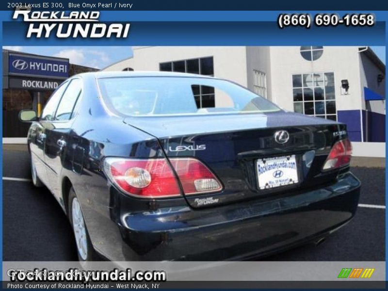 Blue Onyx Pearl / Ivory 2003 Lexus ES 300