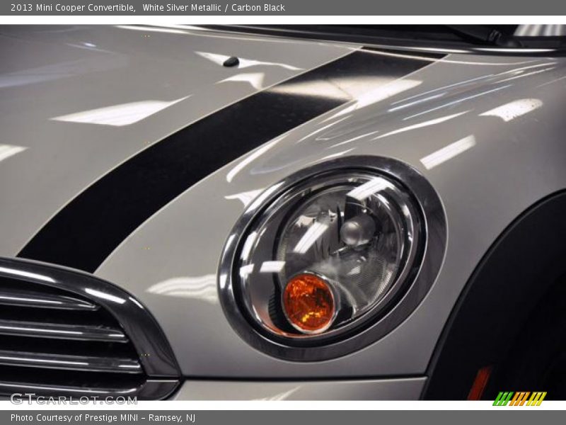 White Silver Metallic / Carbon Black 2013 Mini Cooper Convertible