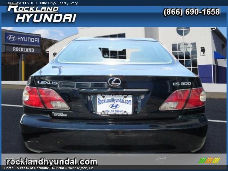 Blue Onyx Pearl / Ivory 2003 Lexus ES 300