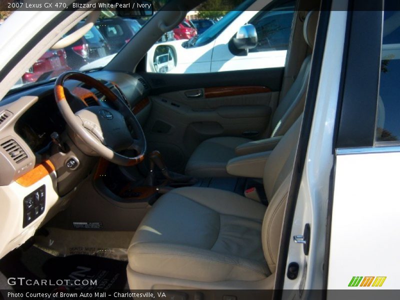Blizzard White Pearl / Ivory 2007 Lexus GX 470