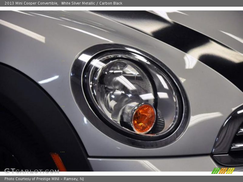 White Silver Metallic / Carbon Black 2013 Mini Cooper Convertible