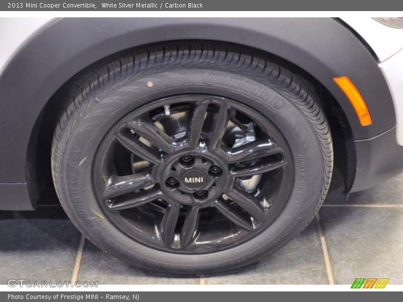 White Silver Metallic / Carbon Black 2013 Mini Cooper Convertible