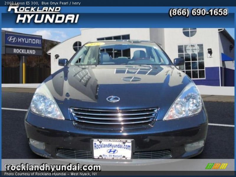 Blue Onyx Pearl / Ivory 2003 Lexus ES 300
