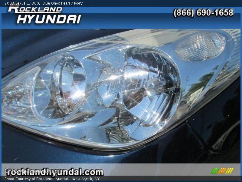 Blue Onyx Pearl / Ivory 2003 Lexus ES 300