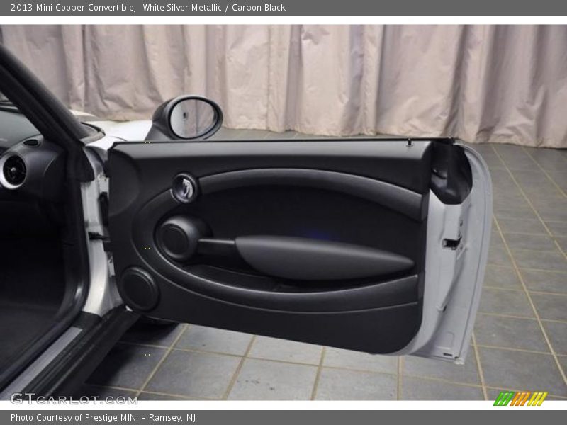 White Silver Metallic / Carbon Black 2013 Mini Cooper Convertible