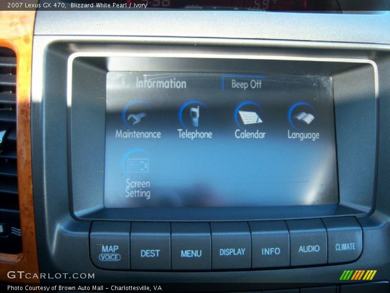 Blizzard White Pearl / Ivory 2007 Lexus GX 470