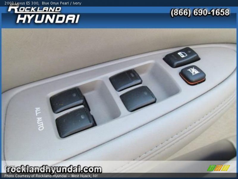Blue Onyx Pearl / Ivory 2003 Lexus ES 300