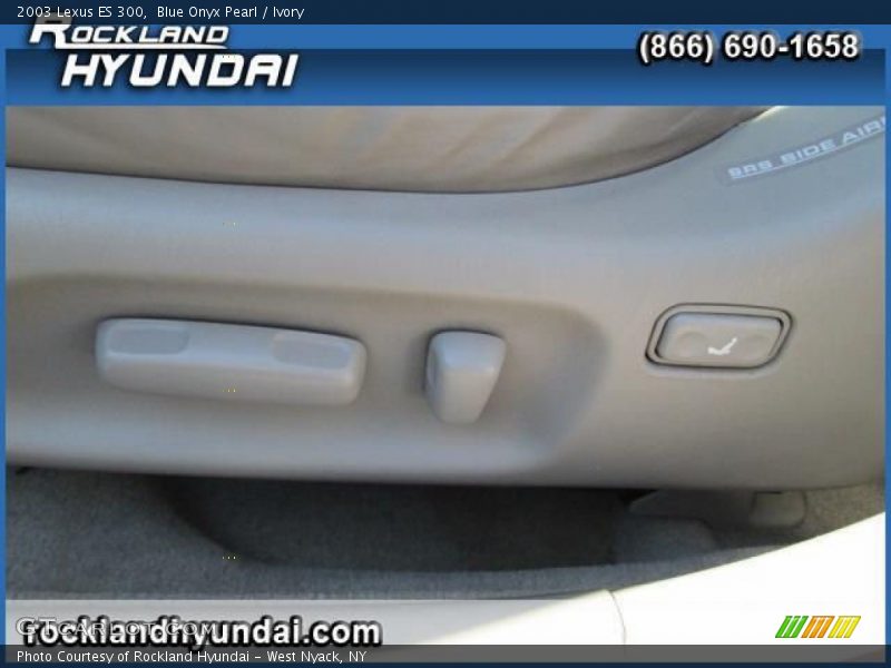Blue Onyx Pearl / Ivory 2003 Lexus ES 300