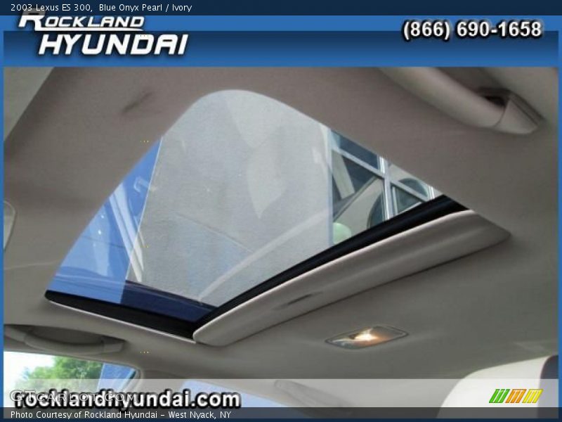 Blue Onyx Pearl / Ivory 2003 Lexus ES 300