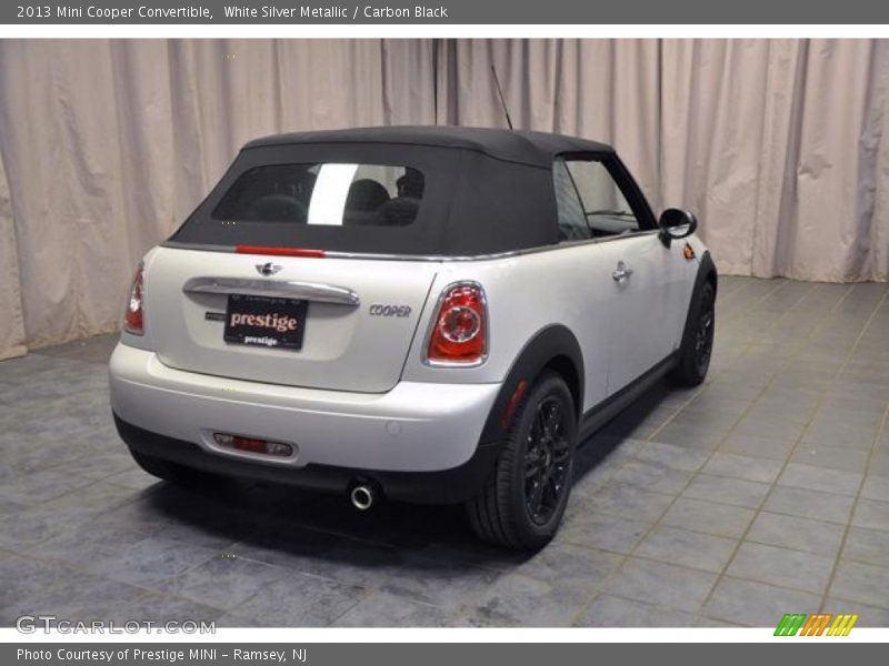 White Silver Metallic / Carbon Black 2013 Mini Cooper Convertible