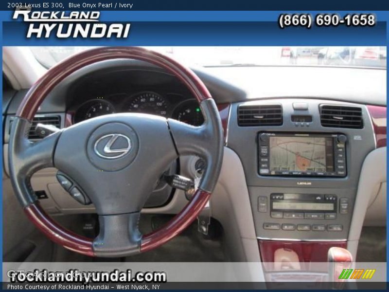 Blue Onyx Pearl / Ivory 2003 Lexus ES 300