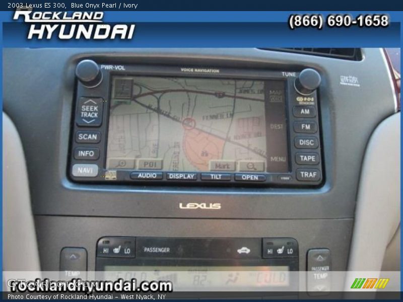 Blue Onyx Pearl / Ivory 2003 Lexus ES 300