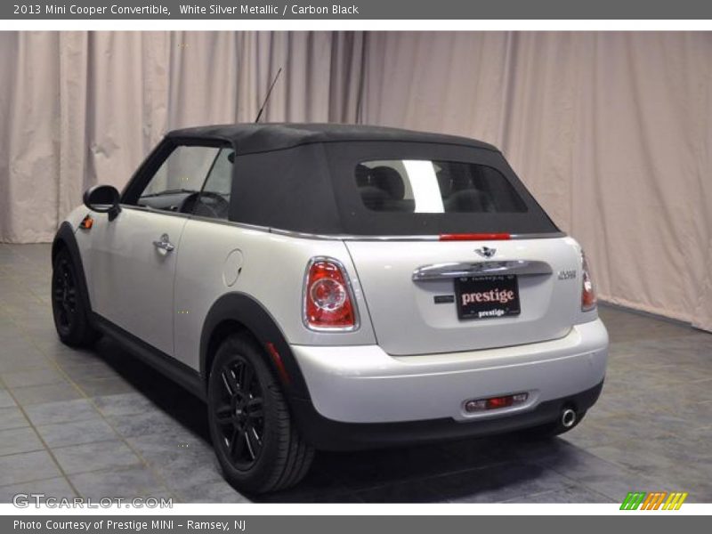 White Silver Metallic / Carbon Black 2013 Mini Cooper Convertible