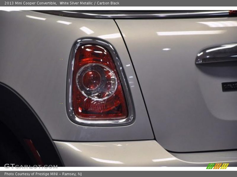 White Silver Metallic / Carbon Black 2013 Mini Cooper Convertible