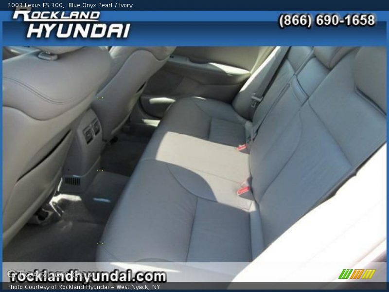 Blue Onyx Pearl / Ivory 2003 Lexus ES 300
