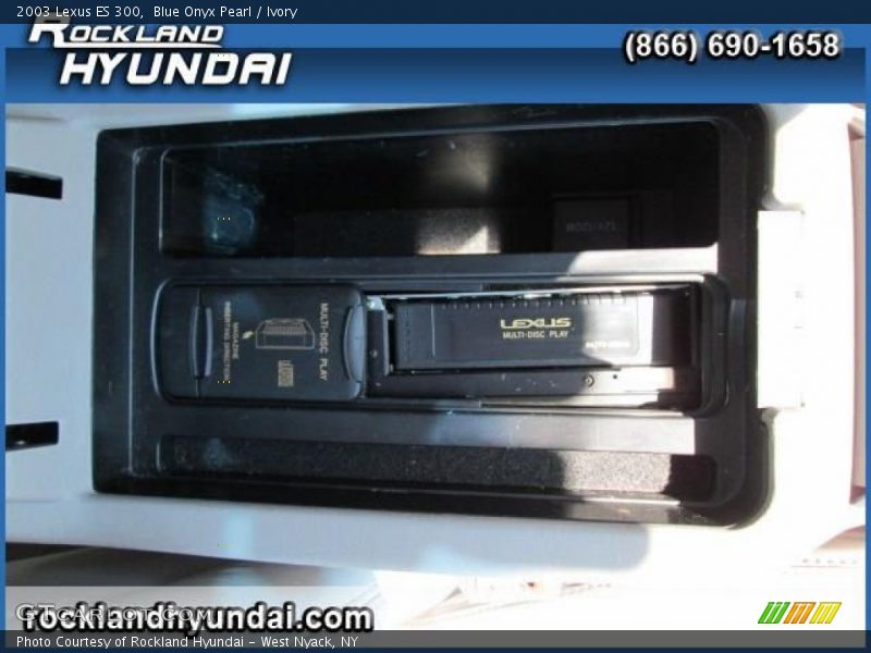 Blue Onyx Pearl / Ivory 2003 Lexus ES 300