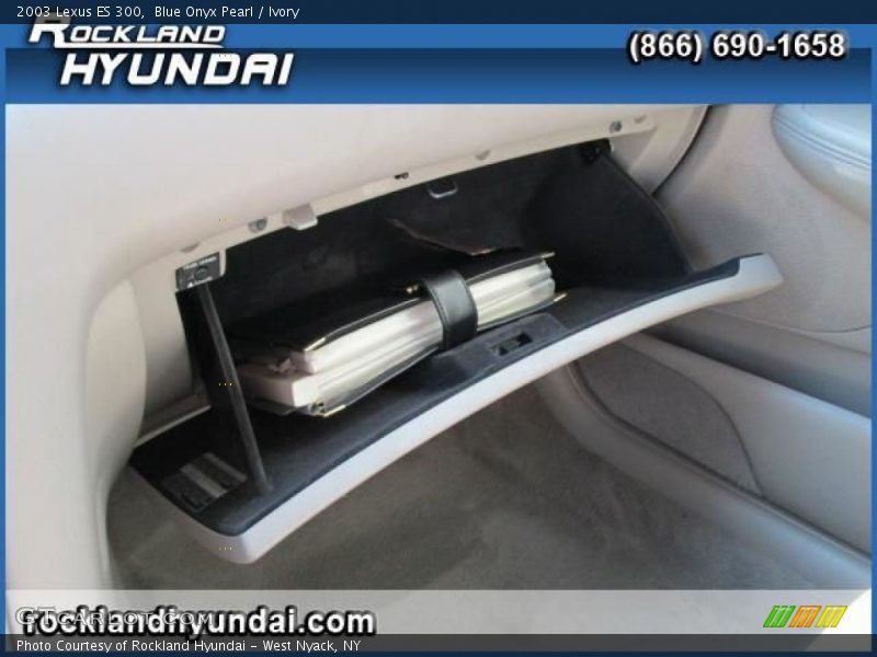 Blue Onyx Pearl / Ivory 2003 Lexus ES 300