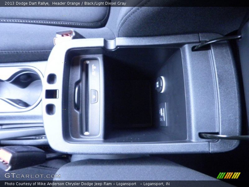Header Orange / Black/Light Diesel Gray 2013 Dodge Dart Rallye
