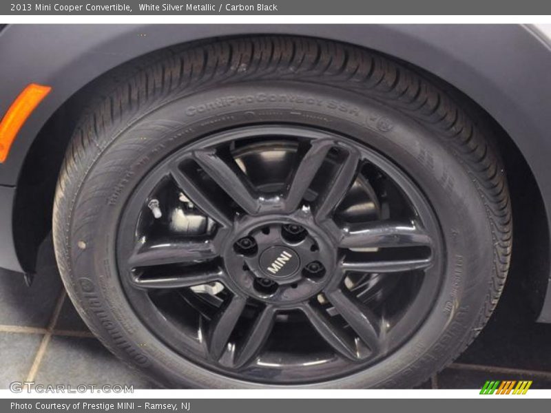 White Silver Metallic / Carbon Black 2013 Mini Cooper Convertible