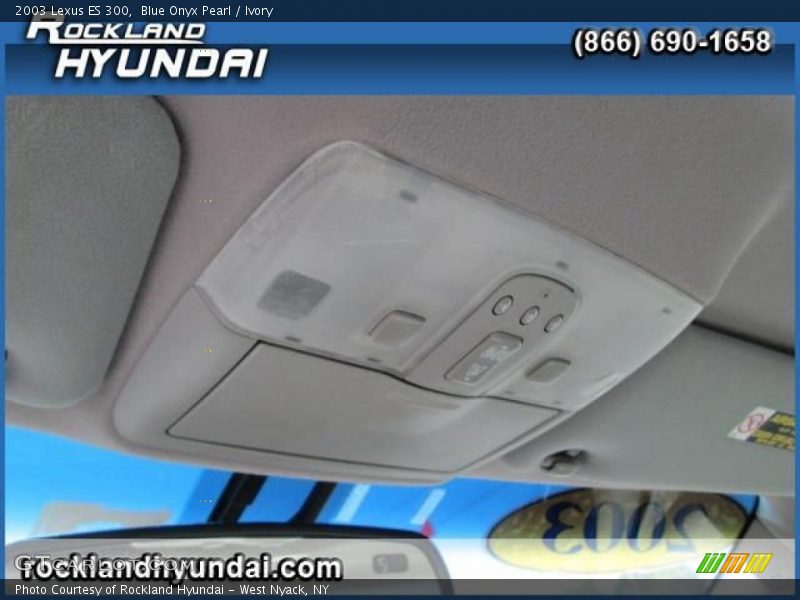 Blue Onyx Pearl / Ivory 2003 Lexus ES 300