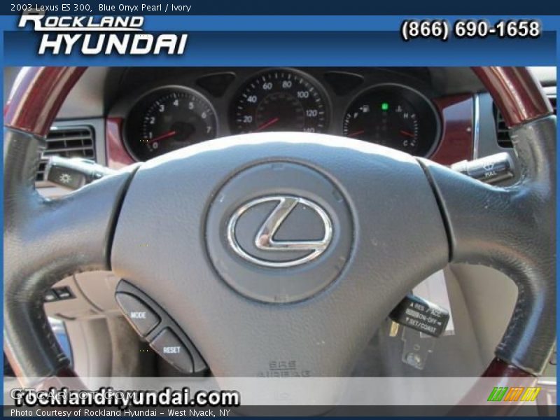 Blue Onyx Pearl / Ivory 2003 Lexus ES 300
