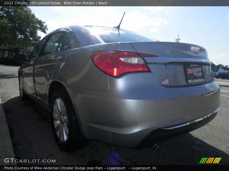 Billet Silver Metallic / Black 2013 Chrysler 200 Limited Sedan