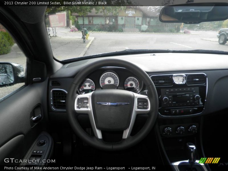 Billet Silver Metallic / Black 2013 Chrysler 200 Limited Sedan