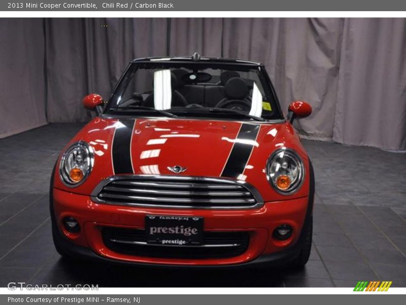 Chili Red / Carbon Black 2013 Mini Cooper Convertible