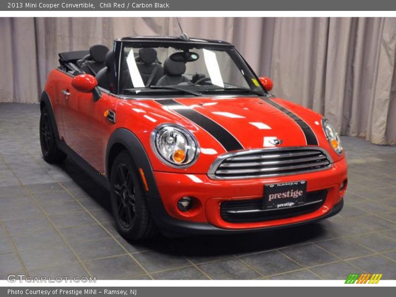 Chili Red / Carbon Black 2013 Mini Cooper Convertible