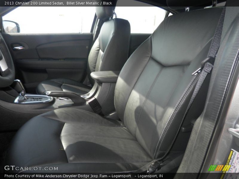 Billet Silver Metallic / Black 2013 Chrysler 200 Limited Sedan
