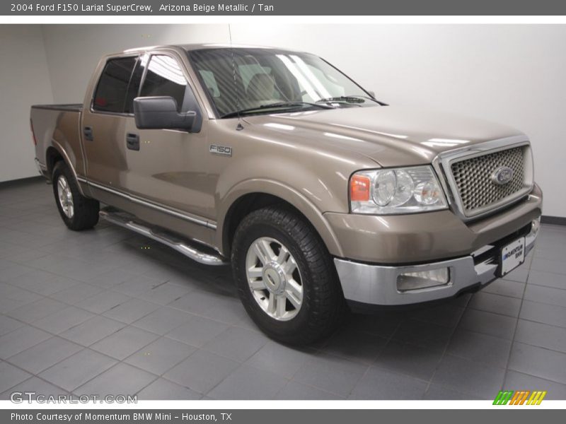 Arizona Beige Metallic / Tan 2004 Ford F150 Lariat SuperCrew