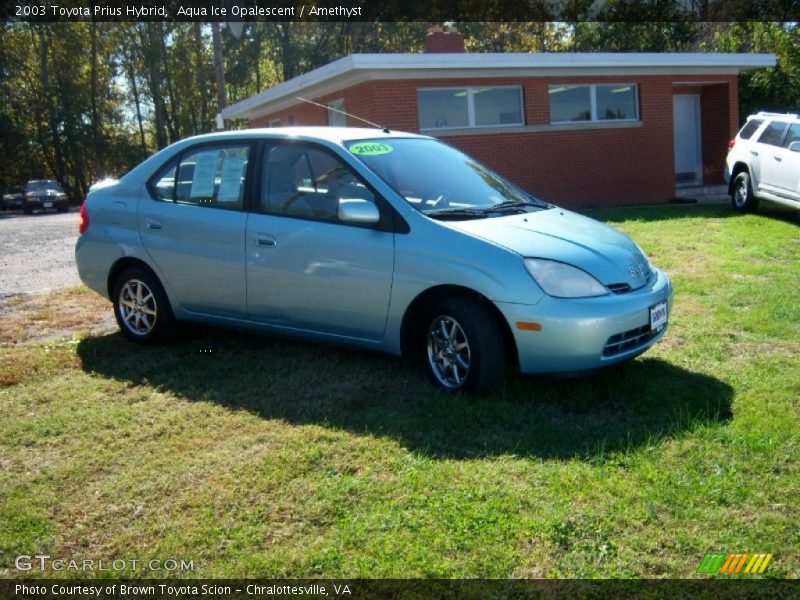 Aqua Ice Opalescent / Amethyst 2003 Toyota Prius Hybrid