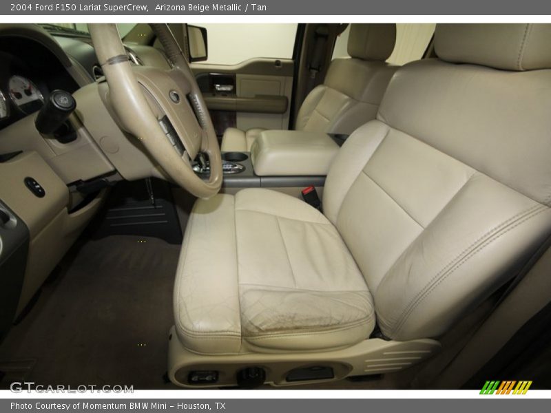 Arizona Beige Metallic / Tan 2004 Ford F150 Lariat SuperCrew