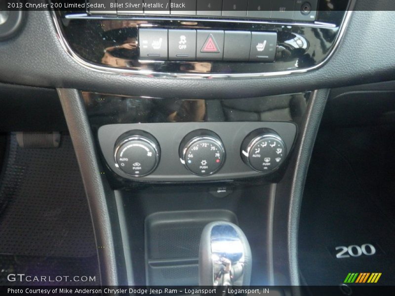 Billet Silver Metallic / Black 2013 Chrysler 200 Limited Sedan