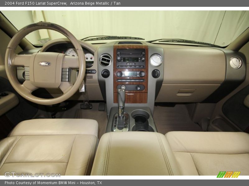 Arizona Beige Metallic / Tan 2004 Ford F150 Lariat SuperCrew