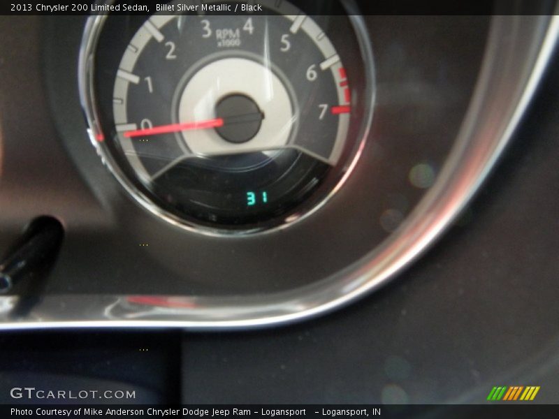 Billet Silver Metallic / Black 2013 Chrysler 200 Limited Sedan