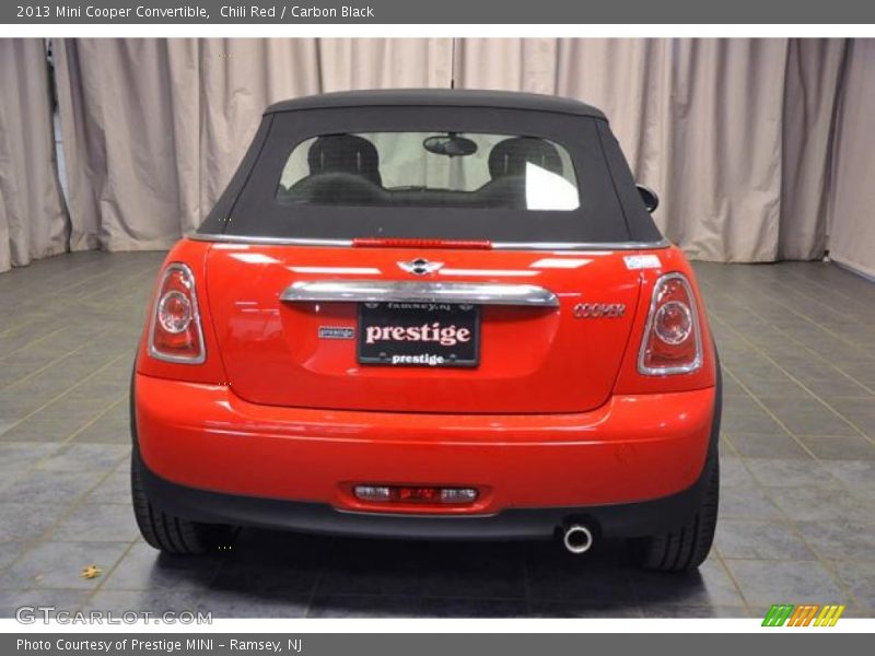 Chili Red / Carbon Black 2013 Mini Cooper Convertible