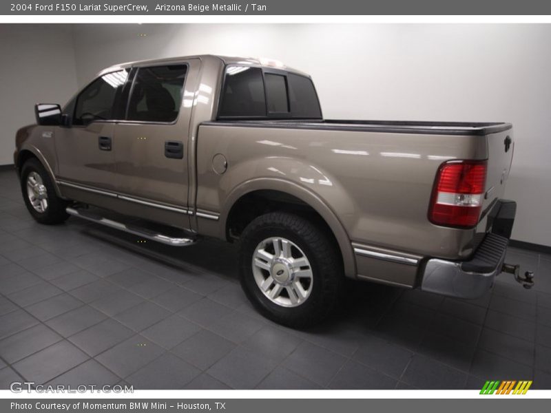 Arizona Beige Metallic / Tan 2004 Ford F150 Lariat SuperCrew