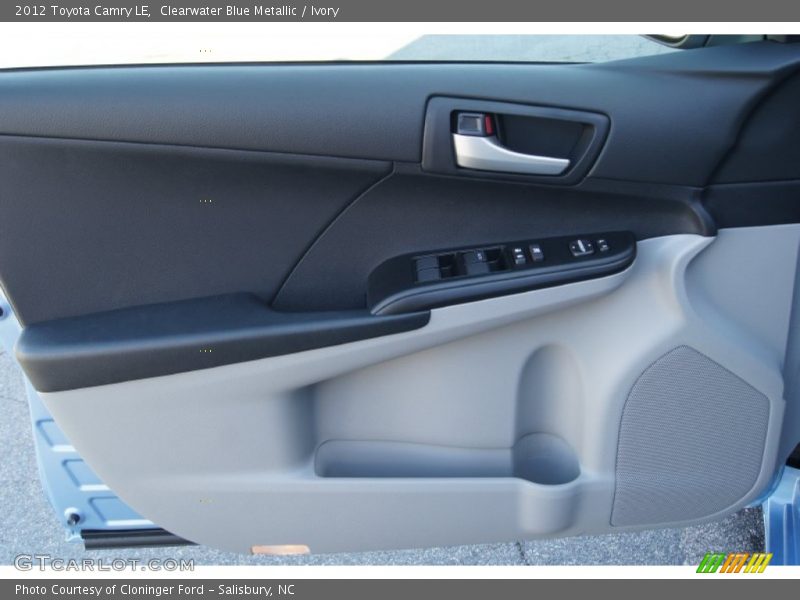 Clearwater Blue Metallic / Ivory 2012 Toyota Camry LE