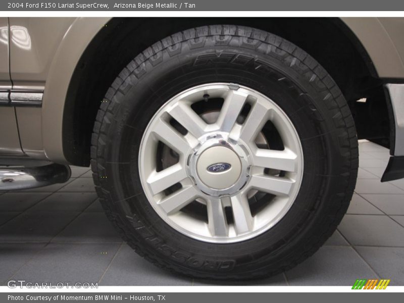 Arizona Beige Metallic / Tan 2004 Ford F150 Lariat SuperCrew